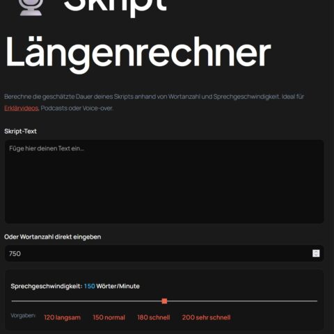 Skript-langenrechner laenge des skripts berechnen thatworksmedia