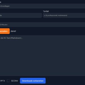 e-Learning Skript Generator mit KI Thatworksmedia