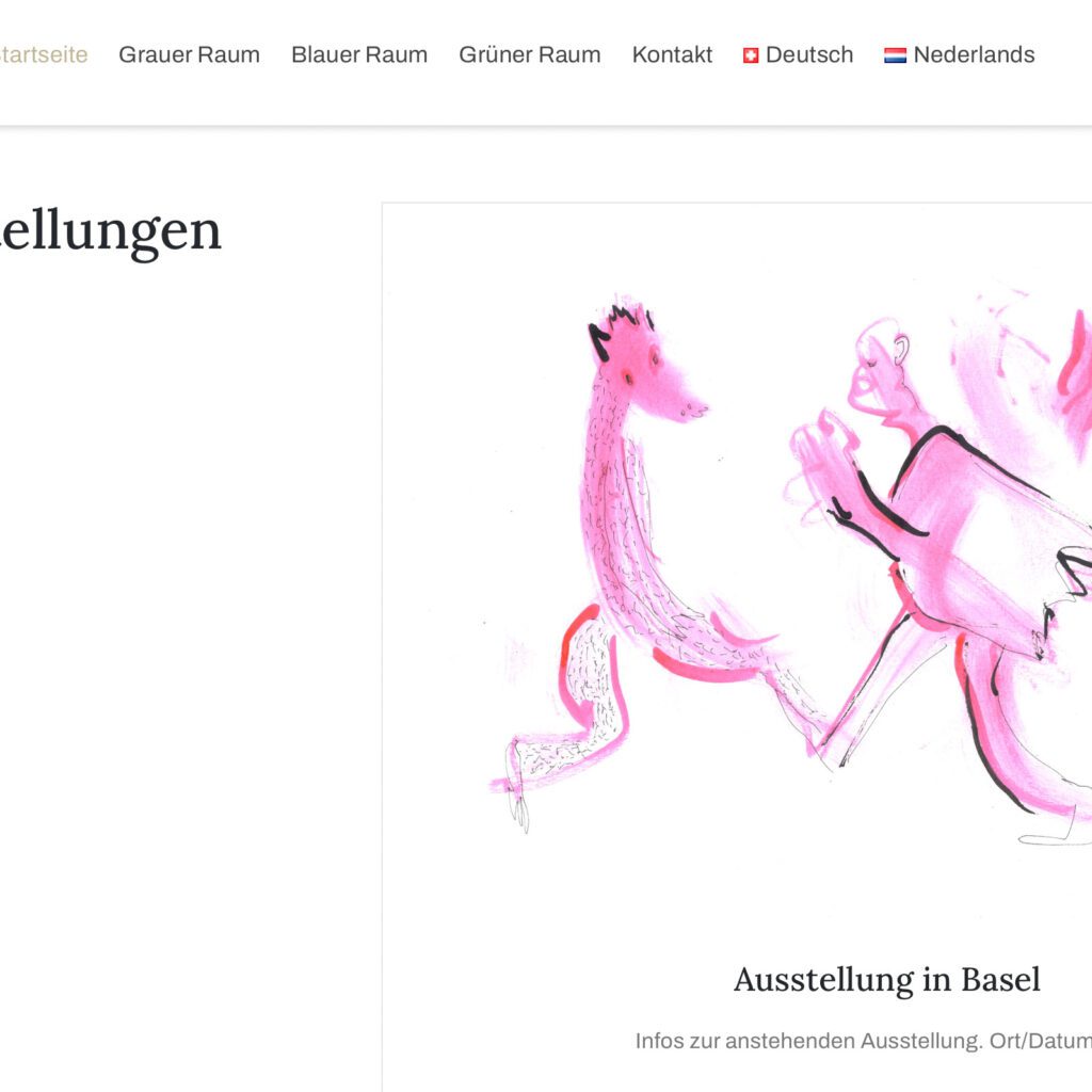 Atelier-Website für Klaus Blaser - Bild 5