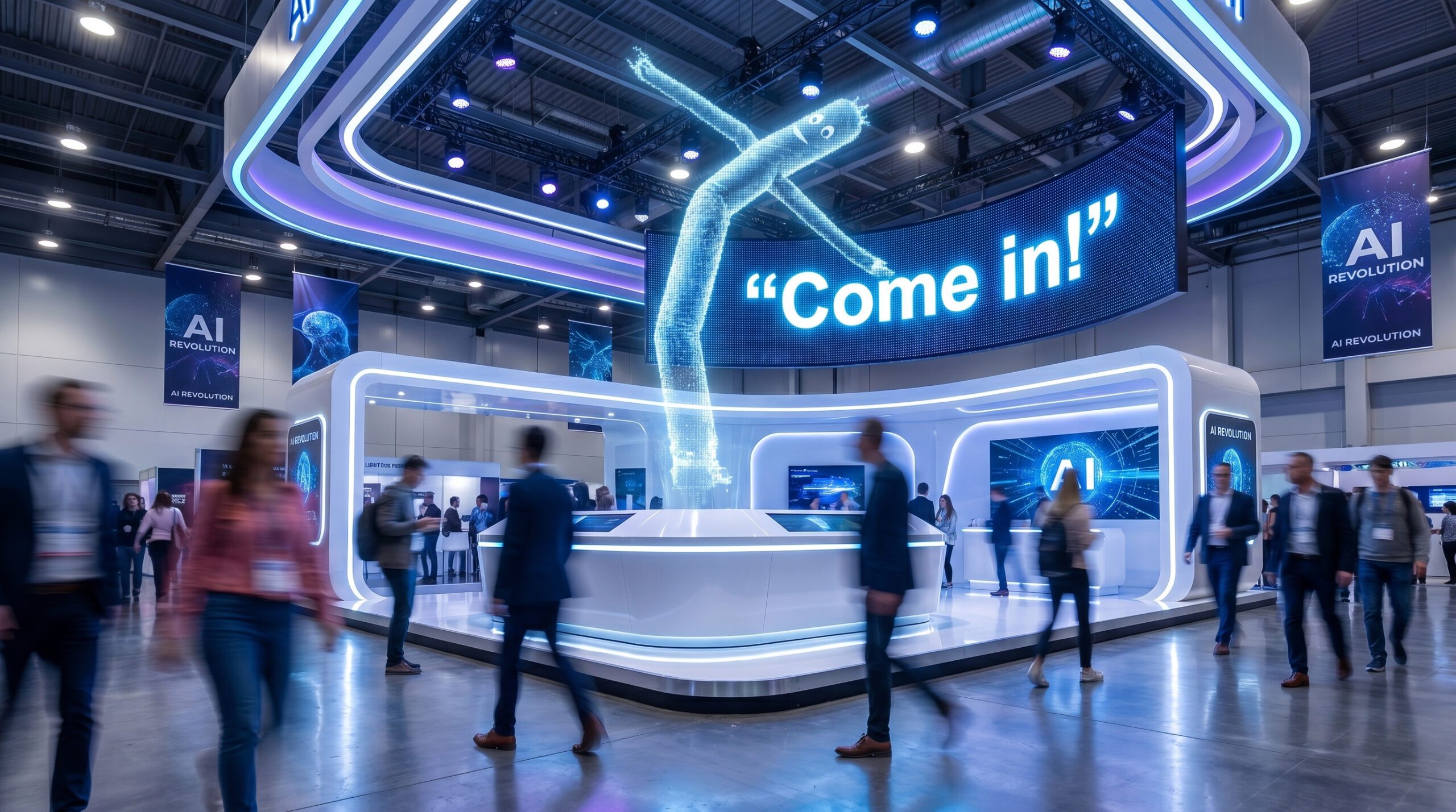 Can I Use AI Videos for Trade Show Appearances? - Image 1