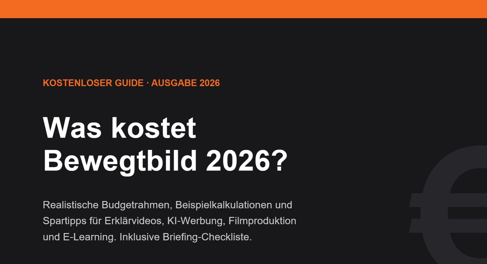 Bewegtbuild Guide kostenlos Bewegtbuild Guide kostenlos
