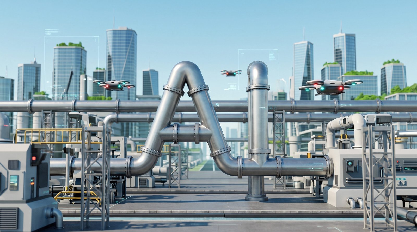 Wie automatisiert man die Content-Produktion mit KI-Pipeline? - moderne Metropole