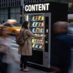 Pro und Contra der Content-Automatisierung im Marketing - Content, Automat, Straße